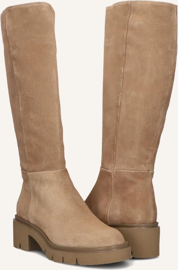 SOFTWAVES Hoge Laarzen Dames Vera 06 Maat: 37 5 Materiaal: Suède Kleur: Camel - Foto 2