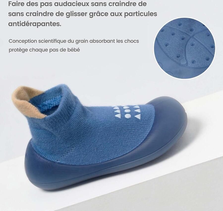 Sok schoentjes Baby wandelschoenen Infant anti-slip ade de pantoffels met zachte rubberen zool Baby sneakers