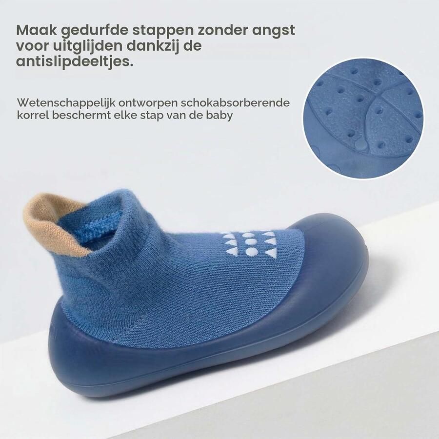 Sok schoentjes Baby wandelschoenen Infant anti-slip ade de pantoffels met zachte rubberen zool Baby sneakers