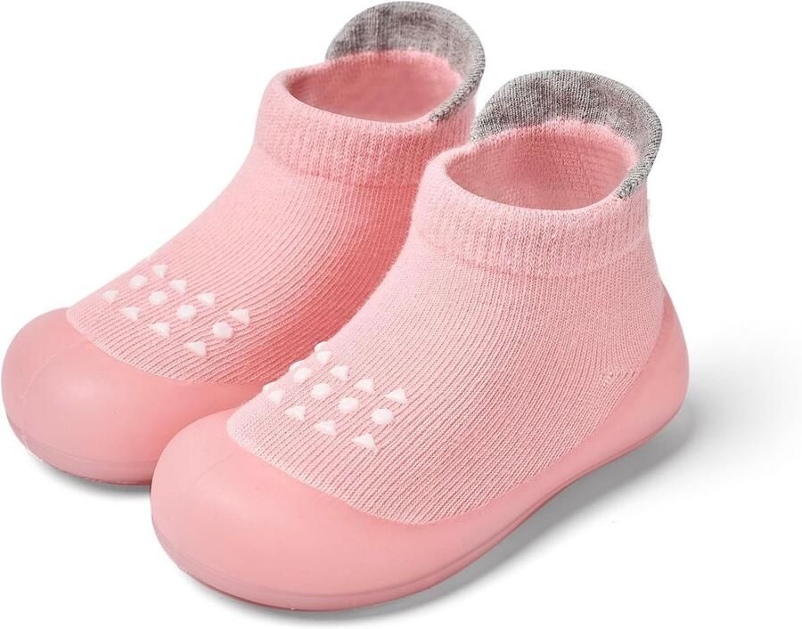 Sok schoentjes Baby wandelschoenen Infant anti-slip ade de pantoffels met zachte rubberen zool Baby sneakers