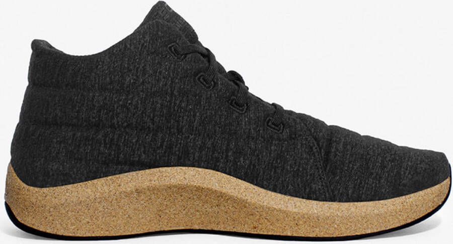 Sole Jasper Chukka duurzame schoenen zwart merinowol gerecycled kurk temperatuur regulerend lichtgewicht ade d waterafstotend