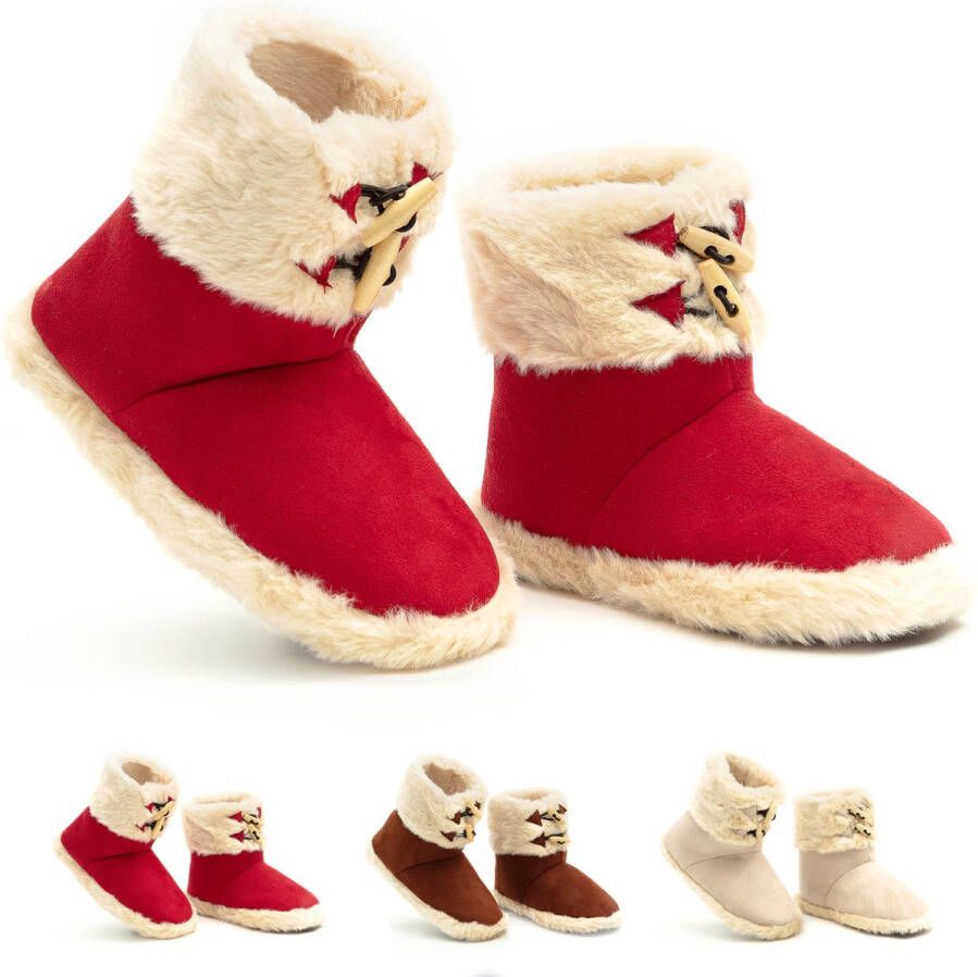 Solemates Rope Sloffen Pantoffels Rood Anti-Slip Hoog