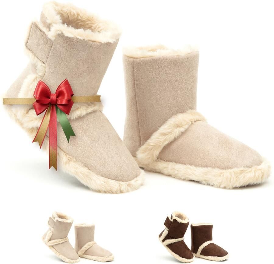 Solemates Sloffen Pantoffels Beige Anti-Slip Hoog - Foto 2