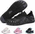 Solfit Barefoot Schoenen & Sportschoenen Sneakers Fitnessschoenen Hardloopschoenen Ade d Knit Textiel Zwart 44- BAREON - Zwart