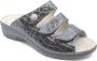 Solidus Solid 30702 Bruine dames lak slipper met drie klittenbanden - Thumbnail 1