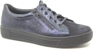 Solidus Solid 80419 Blauwe dames sneaker wijdte K
