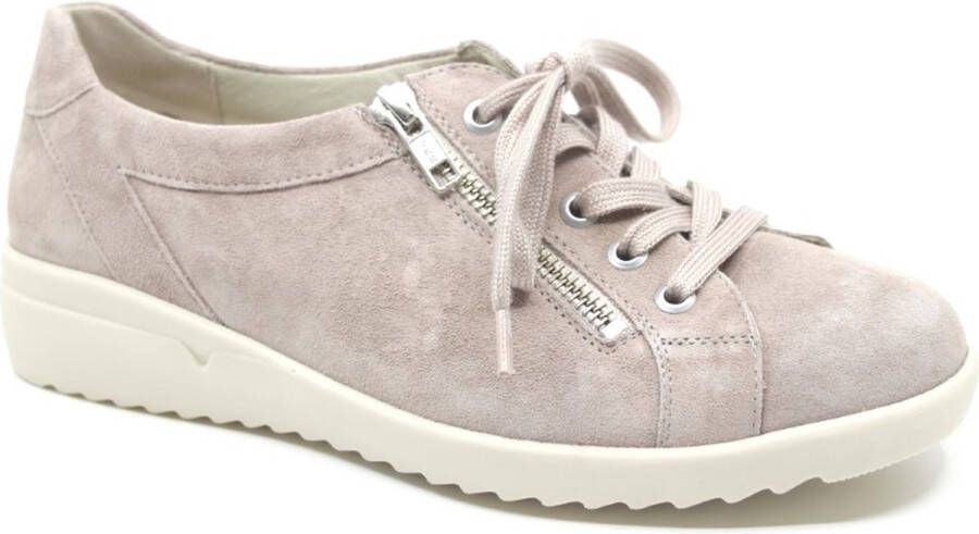 Solidus Solid 90042 Rose suède veterschoenen wijdte M