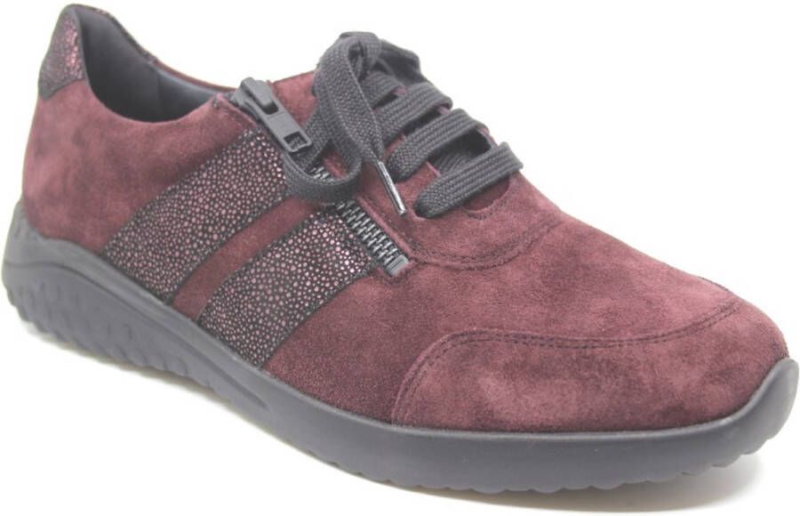 Solidus Solid 70106 Bordeaux sneaker wijdte H