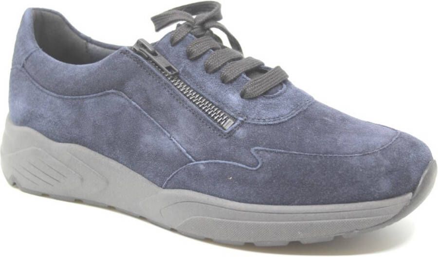 Solid 53002 80395 Blauwe sneaker wijdte H