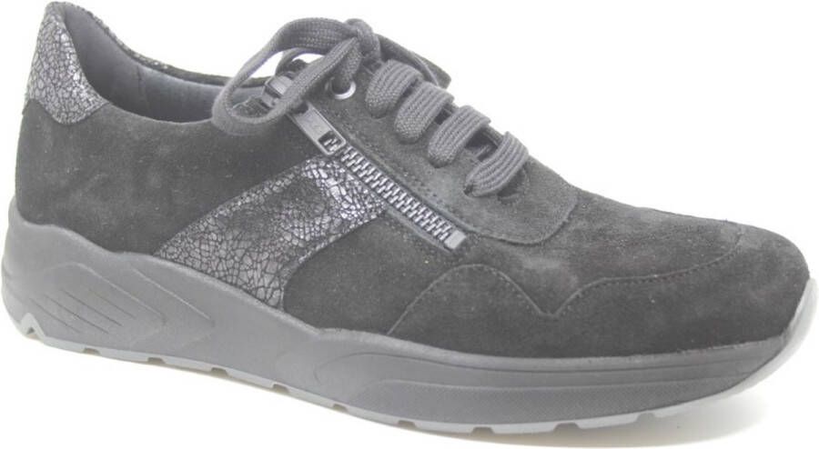 Solidus Solid 53008 01100 Zwarte sneakers wijdte F