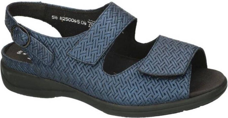 Solidus -Dames blauw donker sandalen