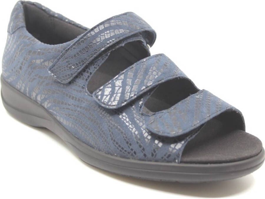 Solidus -Dames blauw donker sandalen