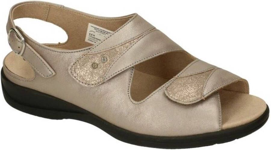Solidus Comfortabele Taupe Sandalen voor Vrouwen