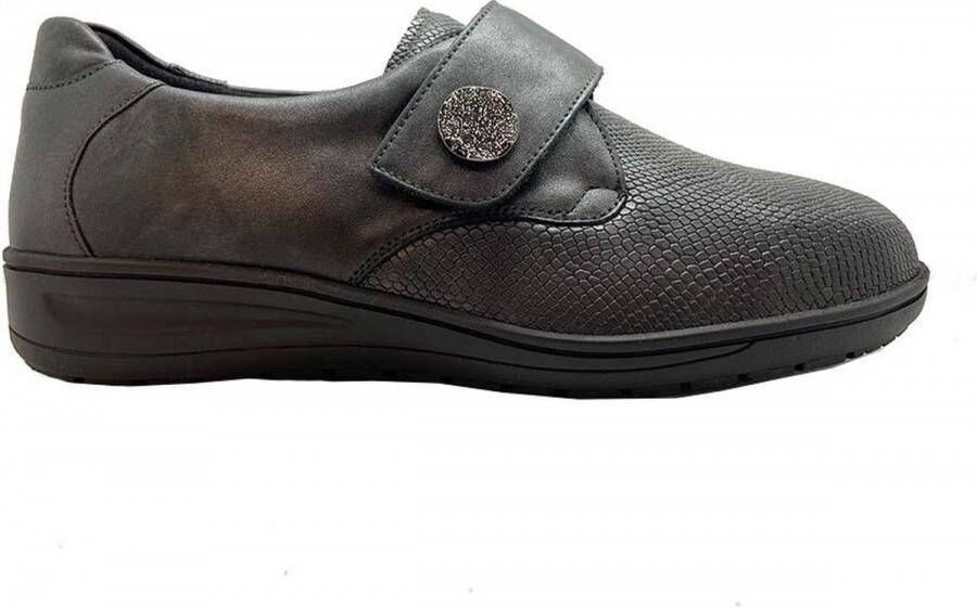 Solidus Solid Dames bruin donker lage gesloten schoenen