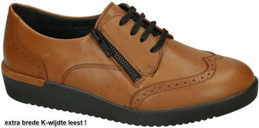 Solidus Solid Dames cogna caramel lage gesloten schoenen