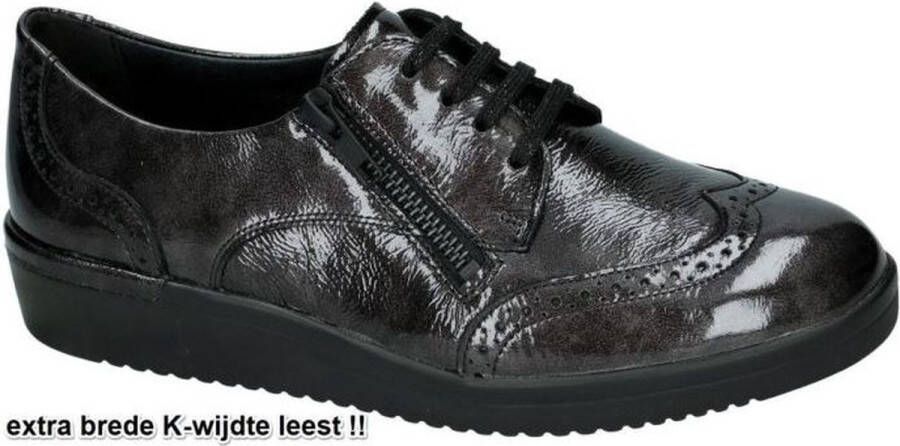 Solidus Solid Dames grijs donker lage gesloten schoenen