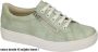 Solidus Solid licht groene dames sneaker met veter- en ritssluiting en een uitneembaar voetbed - Thumbnail 1
