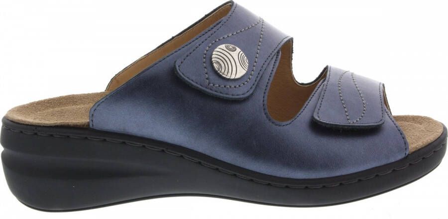 Solidus Dames Slippers 21104 80624 Spezial Blauw