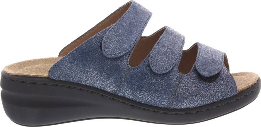 Solidus Dames Slippers Solid -80369 Spezial Blauw