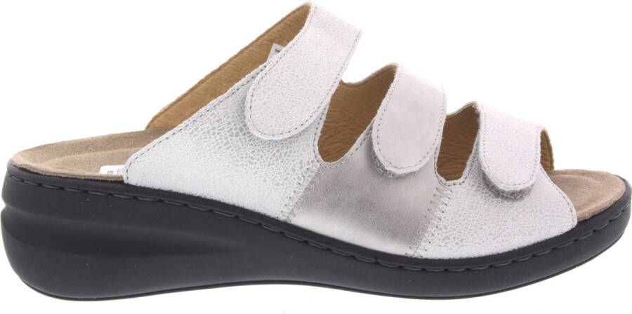 Solidus Dames Slippers Solid Serenity Spezial Off White Zilver