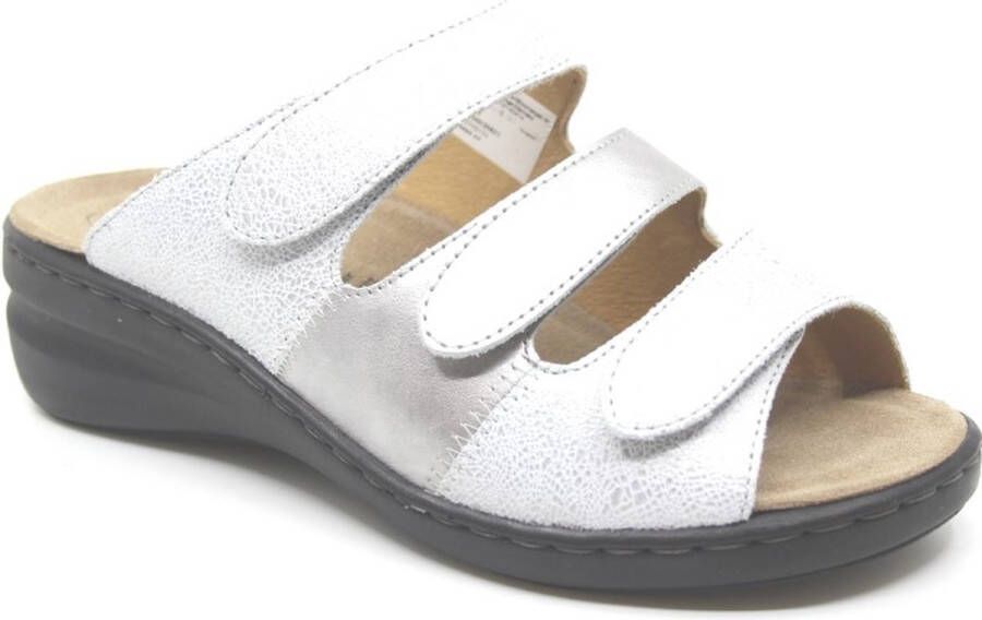 Solidus Dames Slippers Solid Serenity Spezial Off White Zilver