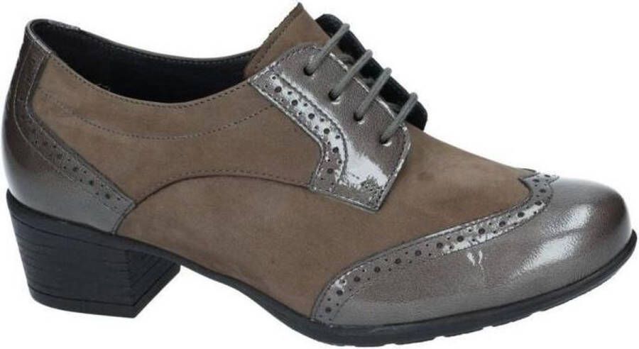 Solidus Solid Dames taupe vetershoen-hak