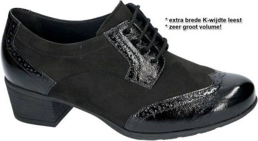 Solidus -Dames zwart pumps & hakschoenen