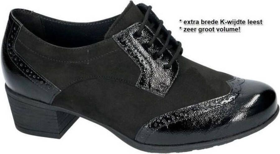 Solidus -Dames zwart pumps & hakschoenen