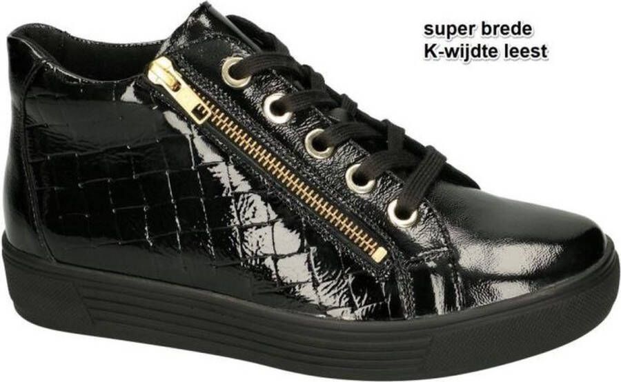 Solidus -Dames zwart sneakers