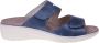 Solidus Gina Serenity Blauwe Slipper G-leest - Thumbnail 1