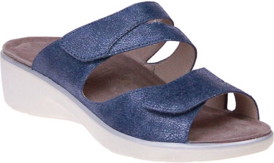 Solidus Gina Serenity Blauwe Slipper G-leest