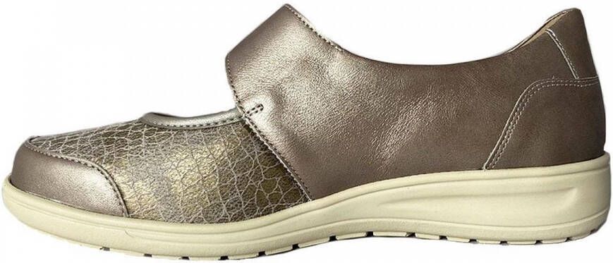 Solidus Dames Instappers & Ballerina's Kate Marmo 29506-40169 Taupe Metallic