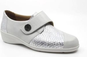 Solidus Grijze Klittenbandschoenen Hedda Wijdte J