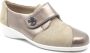 Solidus Solid 40506 Beige combi kleurige dames klittenband schoenen met uitneembaar-voetbed - Thumbnail 3