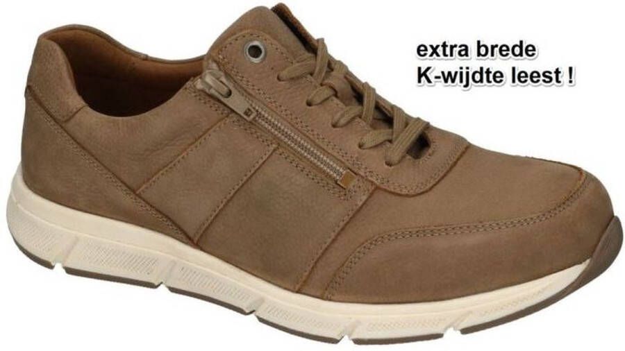 Solidus -Heren bruin casual schoenen