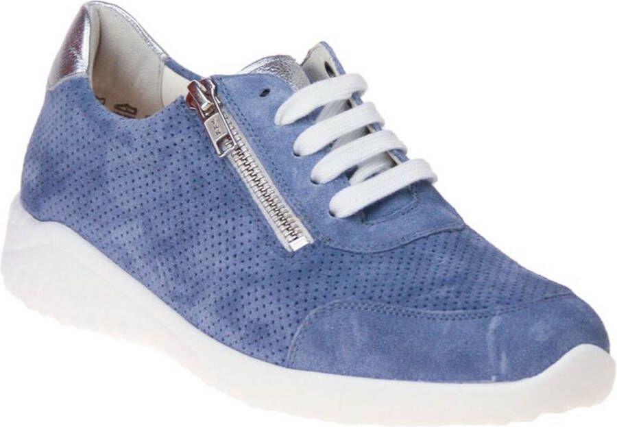 Solidus Dames Veterschoenen Hyle Jeans 52002-80385 Jeansblauw