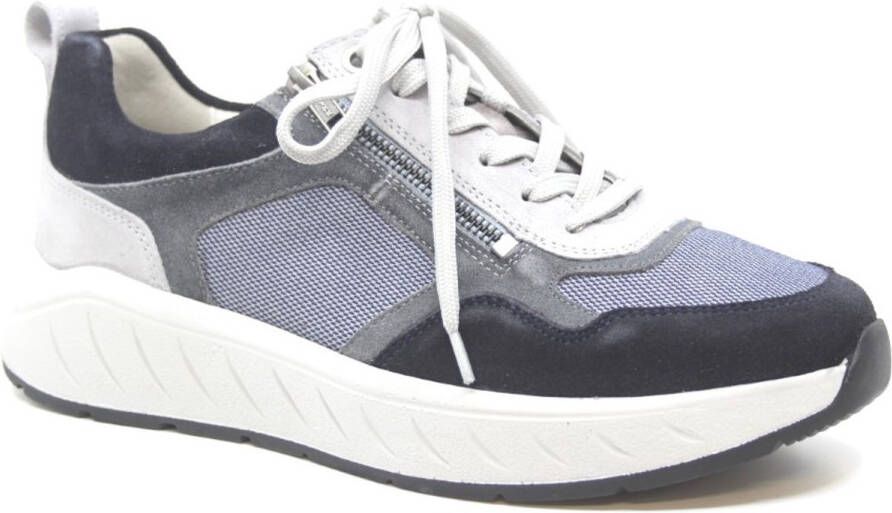 Solidus Ken Blauw K sneaker leder stretch Kleur Blauw)