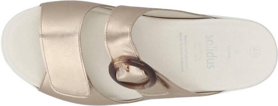 Solidus Slippers dames Greta 48030-40634 -G Sonic Champagne 2 3 en