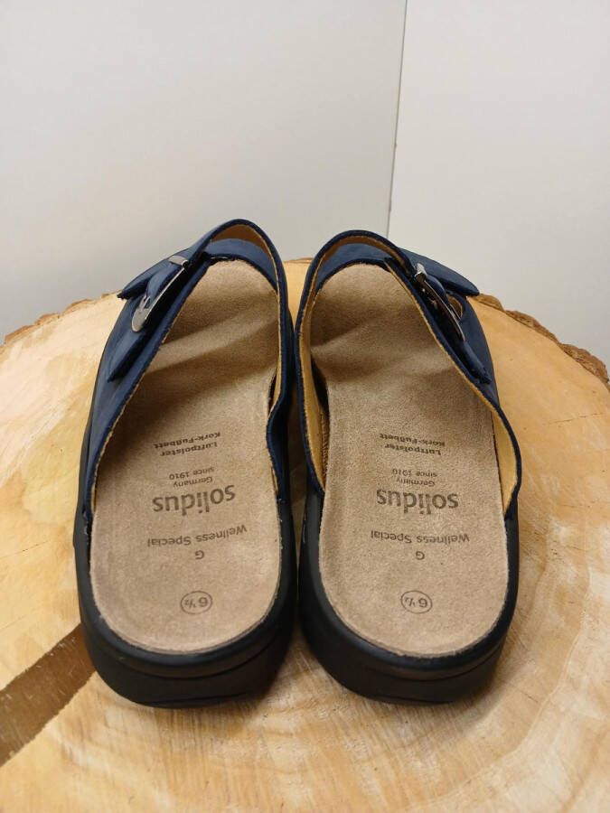 Solidus slippers dames Wellness Spezial 20187-80033 (G) Nubuk Ocean 2 3 en