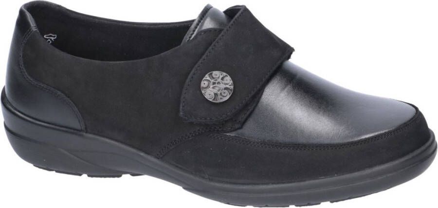 Solidus Soft SOLIDUS Schoenen dames Maike 41501-00462 Nubuk Nappa Flex Zwart (M) 2 3 en