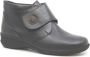Solidus Solid 00701 Zwarte halfhoge klittenband boot wijdte K - Thumbnail 1