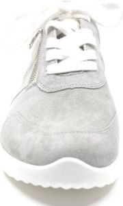 Solidus Solid 20769 Lichtgrijze sneaker met rits wijdte K