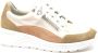 Solidus Solid 30546 Beige combi kleurige brede dames sneakers met rits - Thumbnail 1