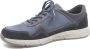 Solidus Solid 80433 Blauwe heren sneaker met rits wijdte H - Thumbnail 2