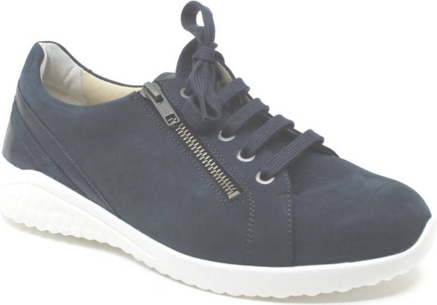Solidus Solid 80097 Blauwe dames sneaker wijdte K Schoenen.nl