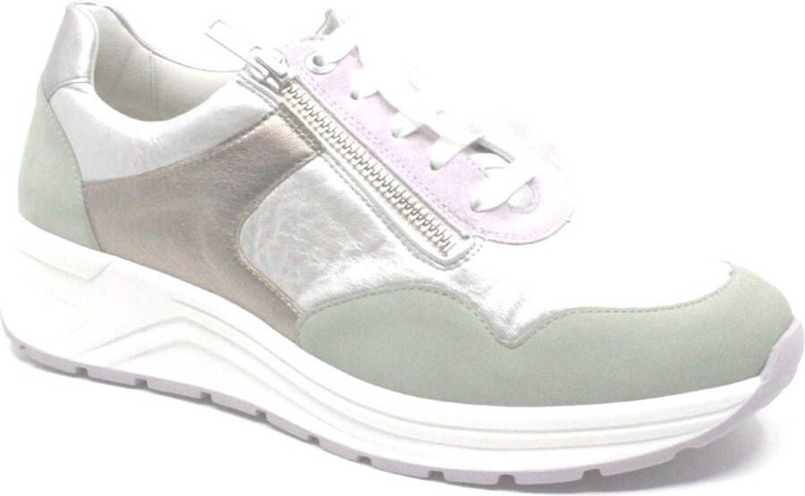 Solidus Soft SOLIDUS Sneaker dames Karma 59500-90418 Nubuk Camosico Flex Jade multi en