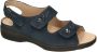 Solidus Solid Dames blauw donker sandalen - Thumbnail 2