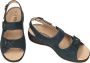 Solidus Solid Dames blauw donker sandalen - Thumbnail 1