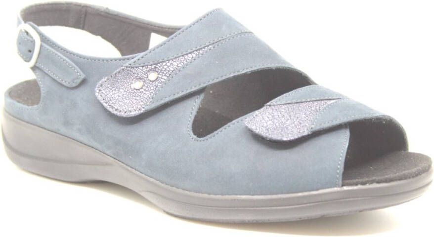 Solidus Solid Dames blauw donker sandalen