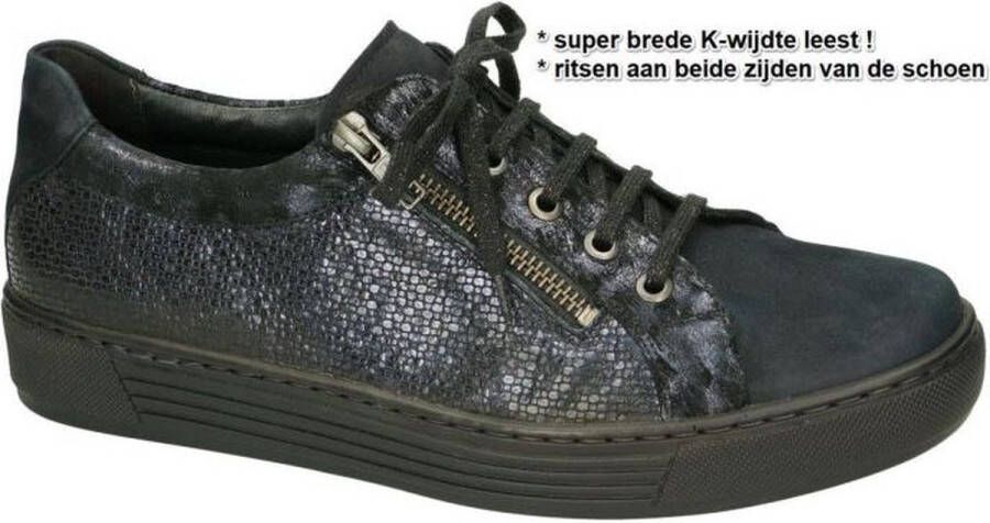 Solidus Solid Dames blauw donker sneakers - Foto 1